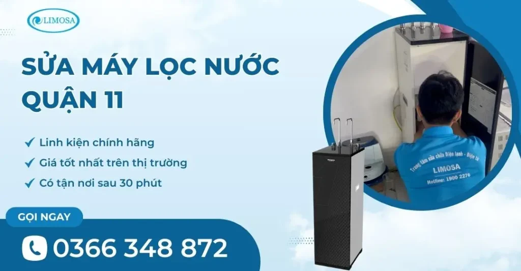 sửa máy lọc nước quận 11