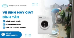 vệ sinh máy giặt quận Bình Tân