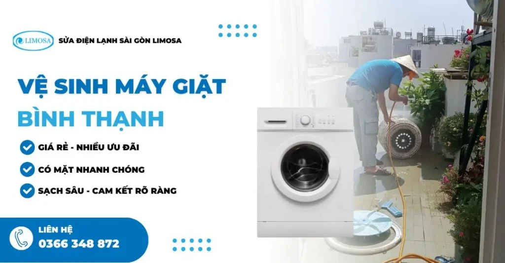 vệ sinh máy giặt quận Bình Thạnh