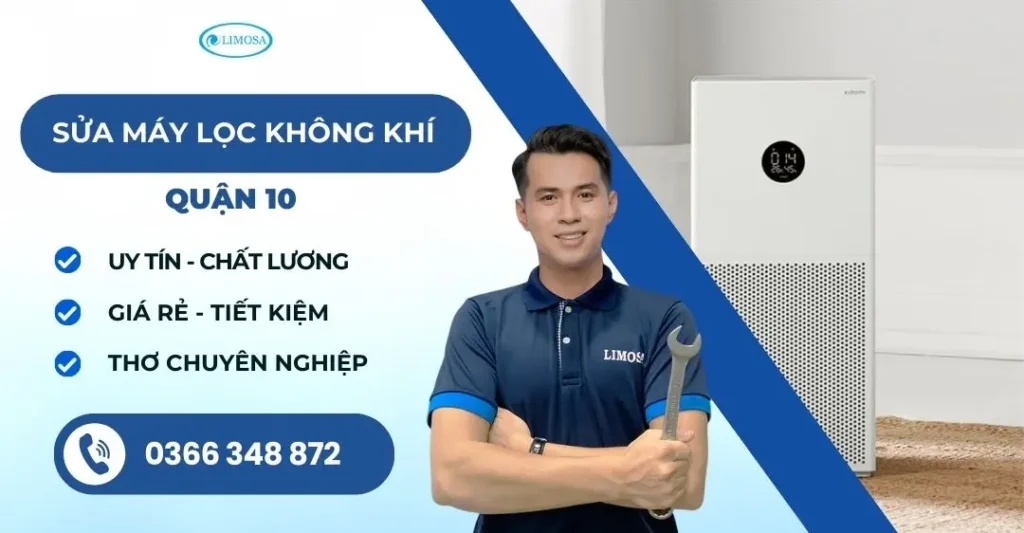 sửa máy lọc không khí quận 10