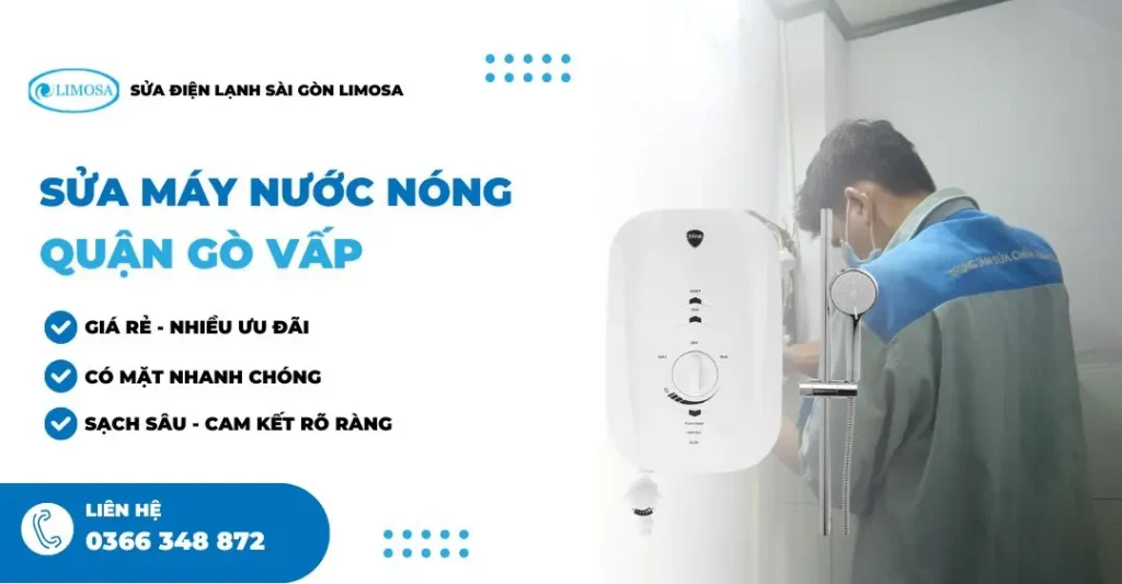 sửa máy nước nóng Gò Vấp