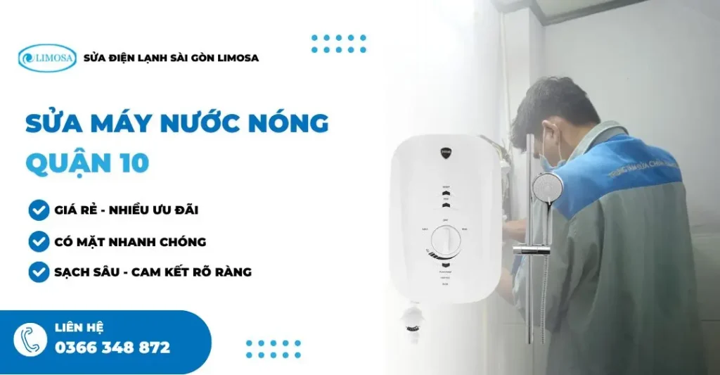 sửa máy nước nóng quận 11