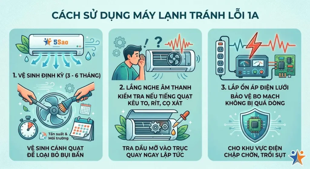 Những rủi ro khi chậm trễ xử lý lỗi 1A trên máy lạnh Toshiba