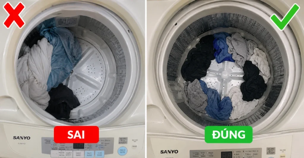 Cách sửa lỗi E8 máy giặt Sanyo