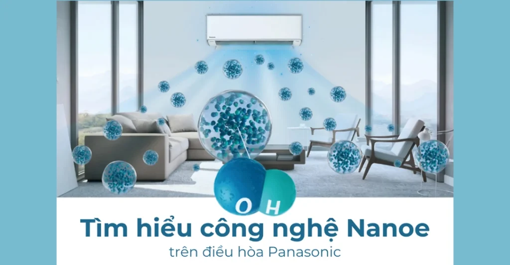 Hệ thống màng lọc Nanoe độc quyền từ Panasonic