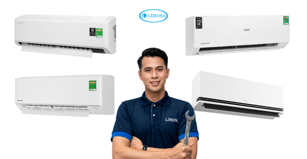 Sửa Điện Lạnh Sài Gòn Limosa chuyên khắc phục tất cả thương hiệu máy lạnh