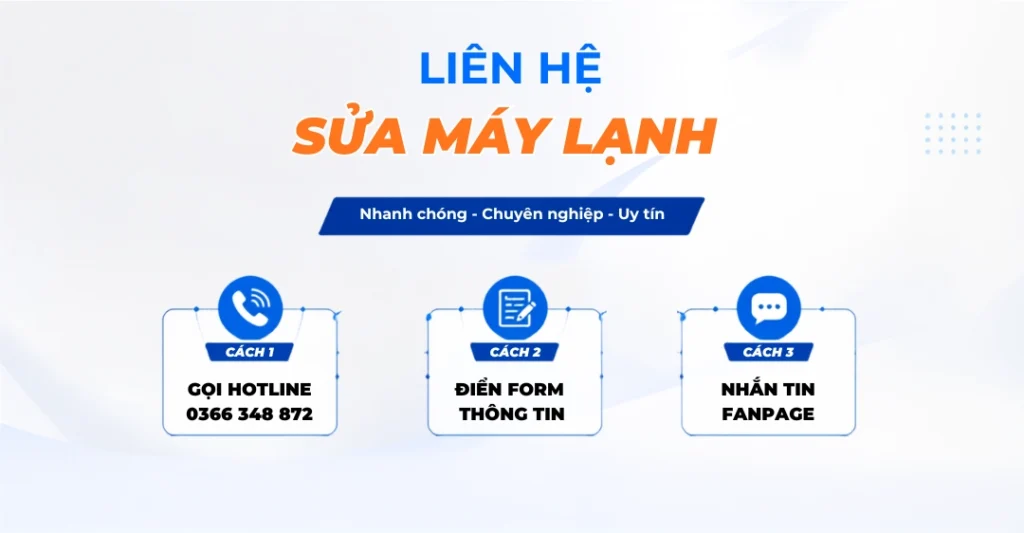 Hướng dẫn liên hệ đặt lịch sửa máy lạnh
