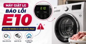 máy giặt LG báo lỗi E10