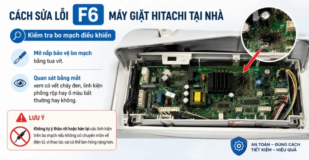 Kiểm tra bo mạch điều khiển