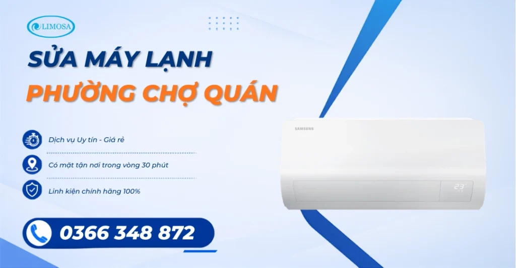 Sửa Máy Lạnh Phường Chợ Quán
