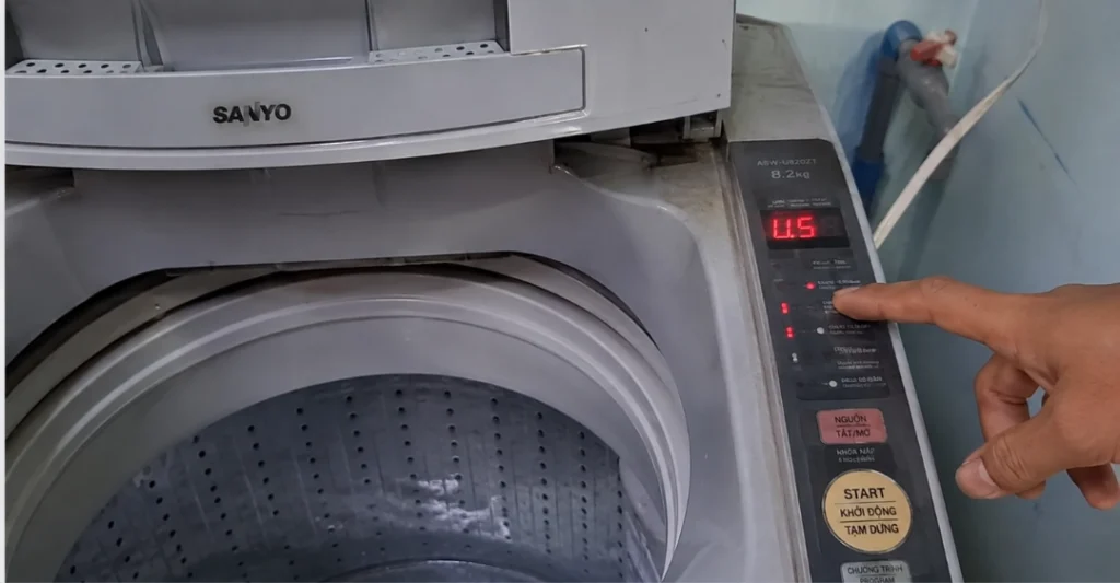 Lỗi U5 máy giặt Sanyo là gì