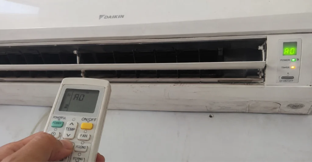 lỗi A0 máy lạnh Daikin