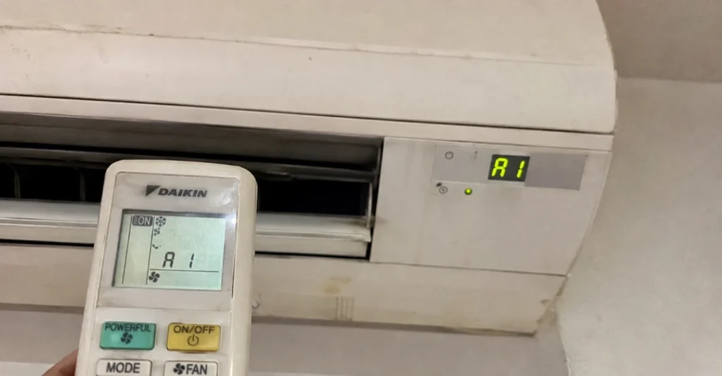 Lỗi A1 máy lạnh Daikin là lỗi gì