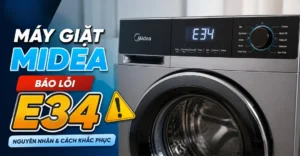 máy giặt Midea báo lỗi E34