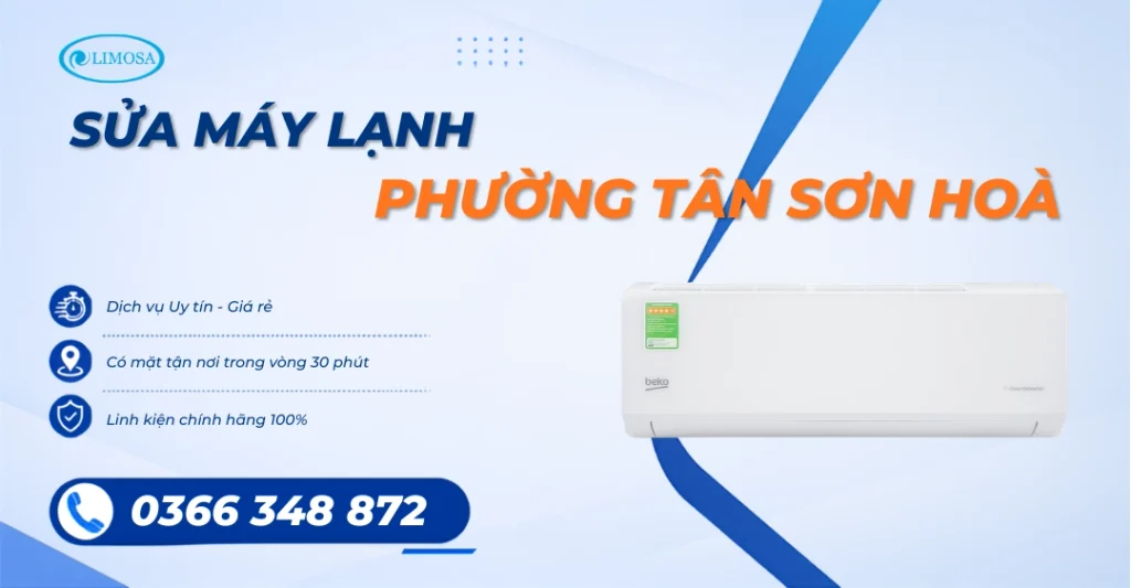 Sửa Máy Lạnh Phường Tân Sơn Hoà - Bảo Hành Linh Kiện Lên Đến 12 Tháng