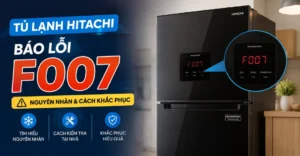 tủ lạnh Hitachi báo lỗi F007