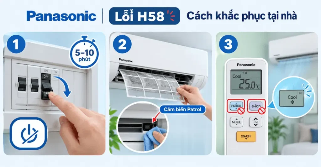 Các bước tự kiểm tra đơn giản cho người dùng tại nhà