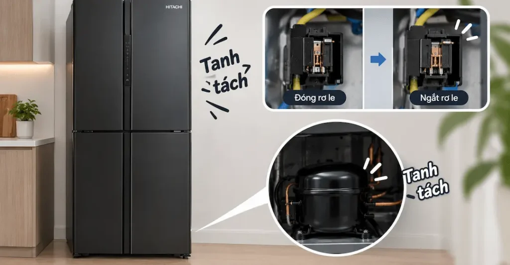 Nguyên nhân tủ lạnh Hitachi lỗi F017