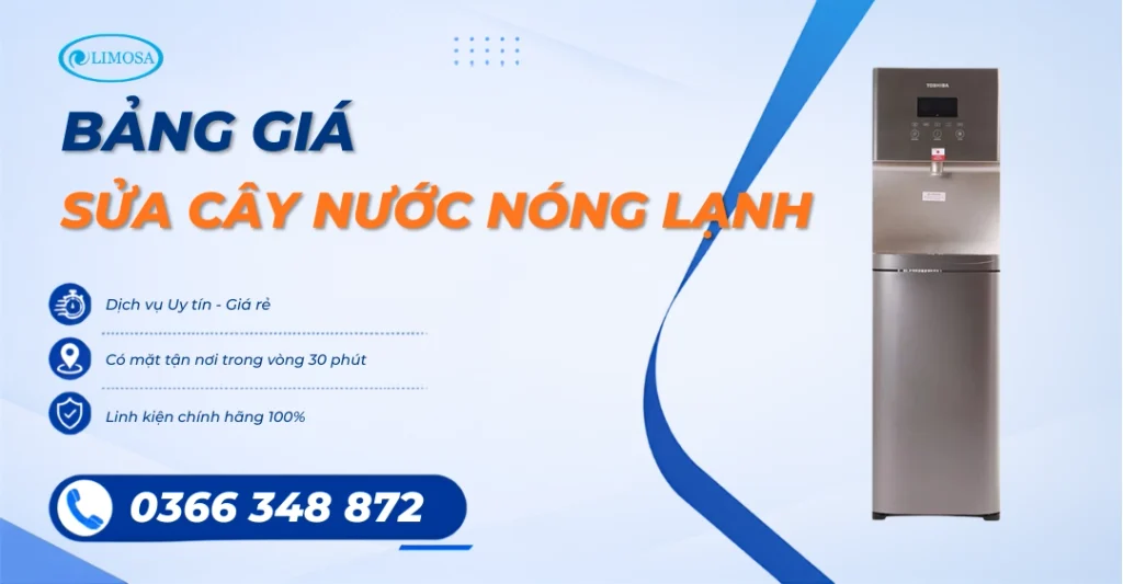 Bảng Giá Sửa Cây Nước Nóng Lạnh Mới Nhất | Cam Kết Không Phụ Phí