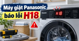 máy giặt Panasonic báo lỗi H18