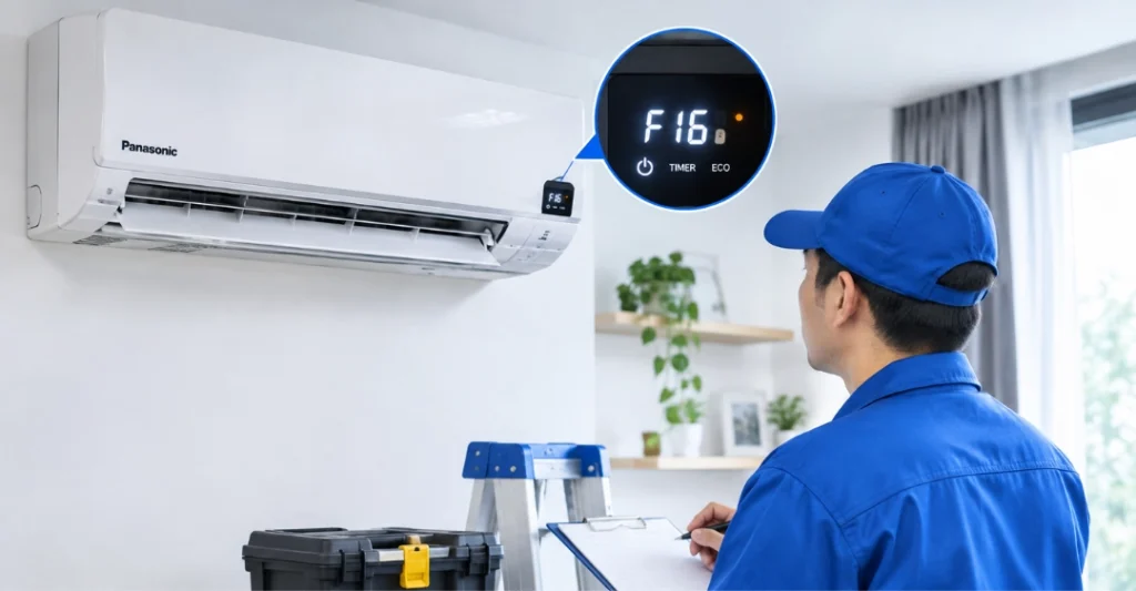 Máy lạnh Panasonic báo lỗi F16