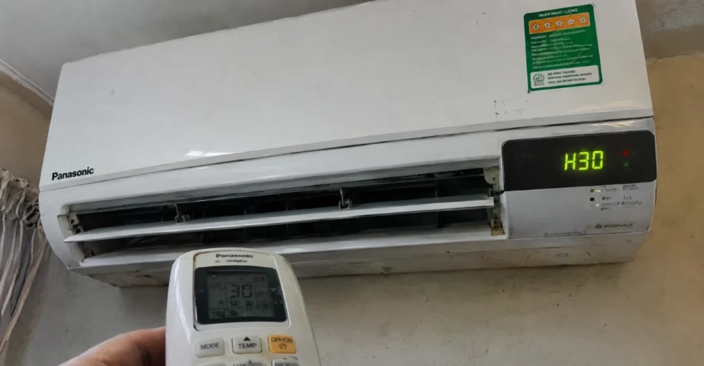 Máy lạnh Panasonic báo lỗi H30