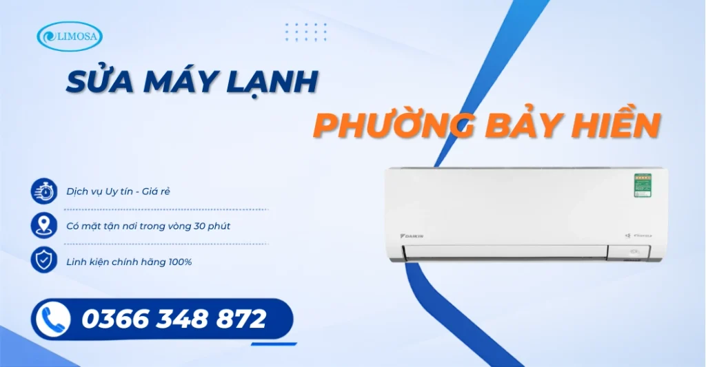 Dịch Vụ Sửa Máy Lạnh Phường Bảy Hiền Tận Nơi | Linh Kiện Chính Hãng 100%