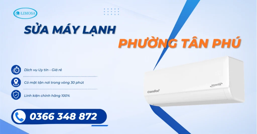 Sửa Máy Lạnh Phường Tân Phú Giá Rẻ - Phục Vụ 24/7