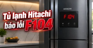 tủ lạnh Hitachi báo lỗi F104