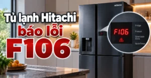 tủ lạnh Hitachi báo lỗi F106