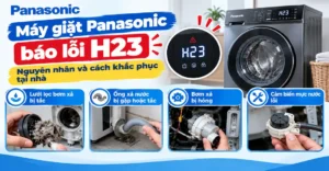 Máy giặt Panasonic báo lỗi H23