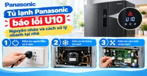 Tủ lạnh Panasonic báo lỗi U10