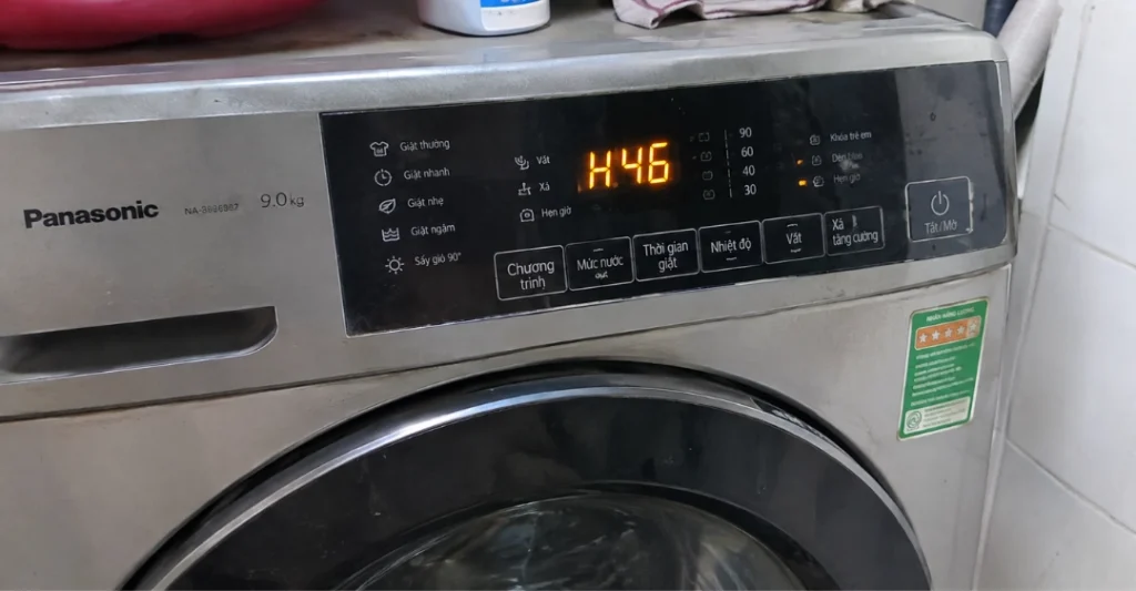 Lỗi H46 máy giặt Panasonic