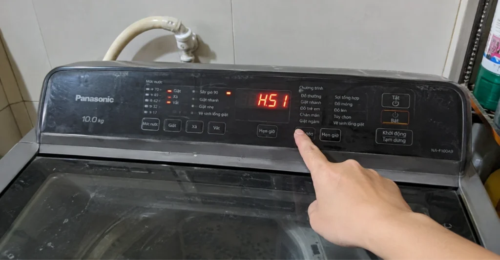 Lỗi H51 máy giặt Panasonic