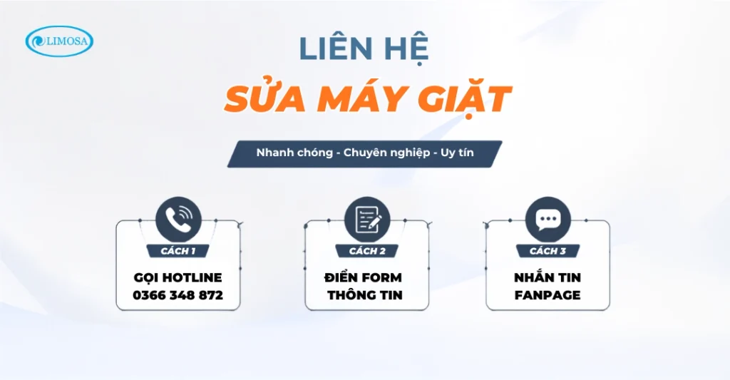 Hướng dẫn đặt lịch sửa máy giặt tại nhà nhanh chóng