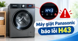 máy giặt Panasonic báo lỗi H43