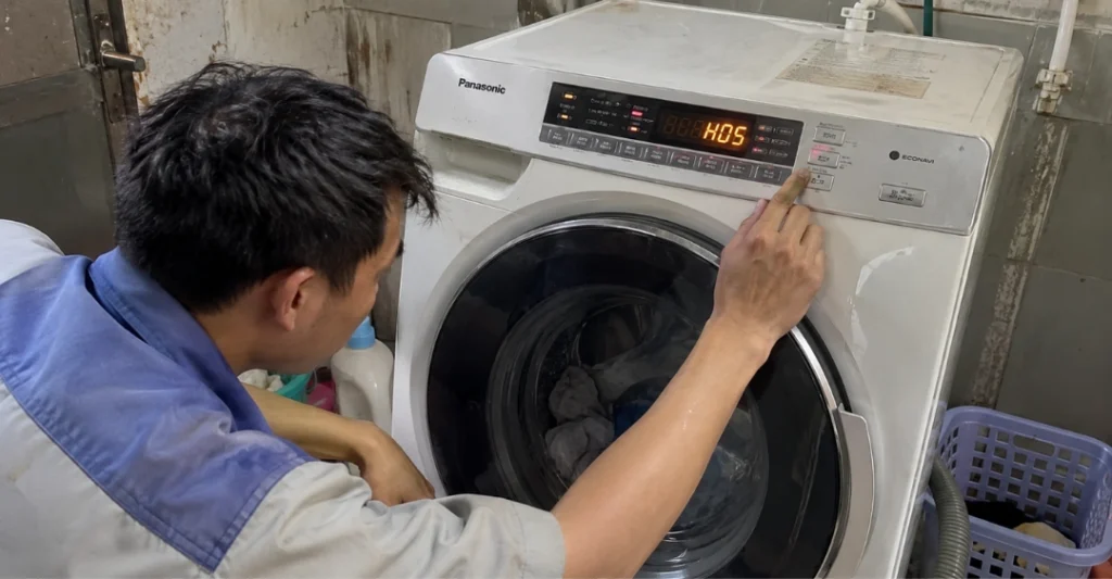 Lỗi H05 máy giặt Panasonic