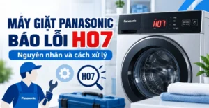 máy giặt Panasonic báo lỗi H07