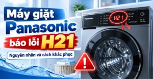máy giặt Panasonic báo lỗi H21