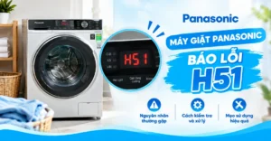 máy giặt Panasonic báo lỗi H51
