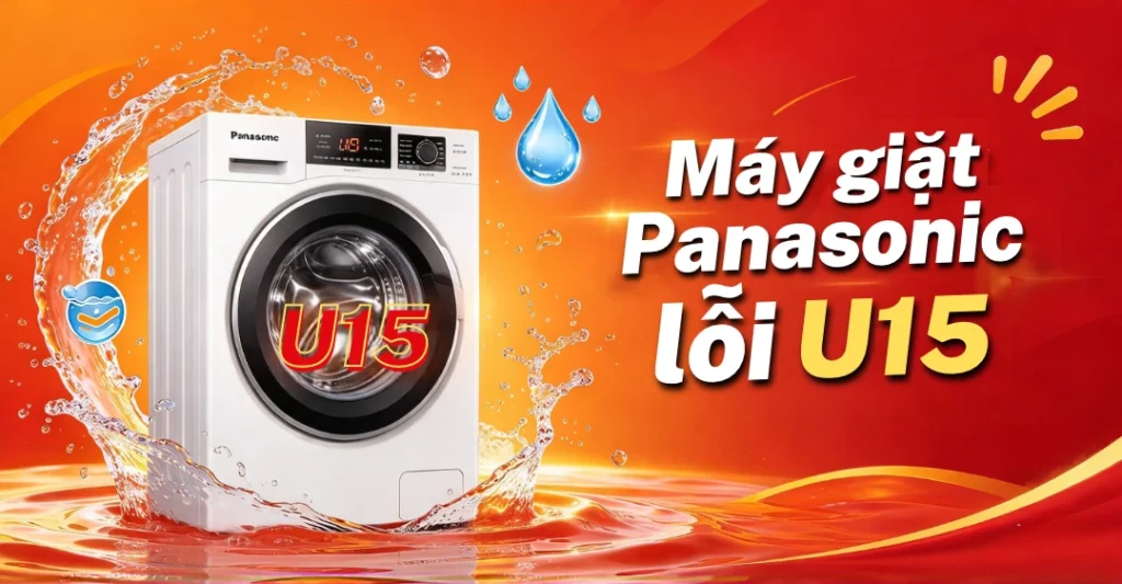 máy giặt Panasonic báo lỗi U15
