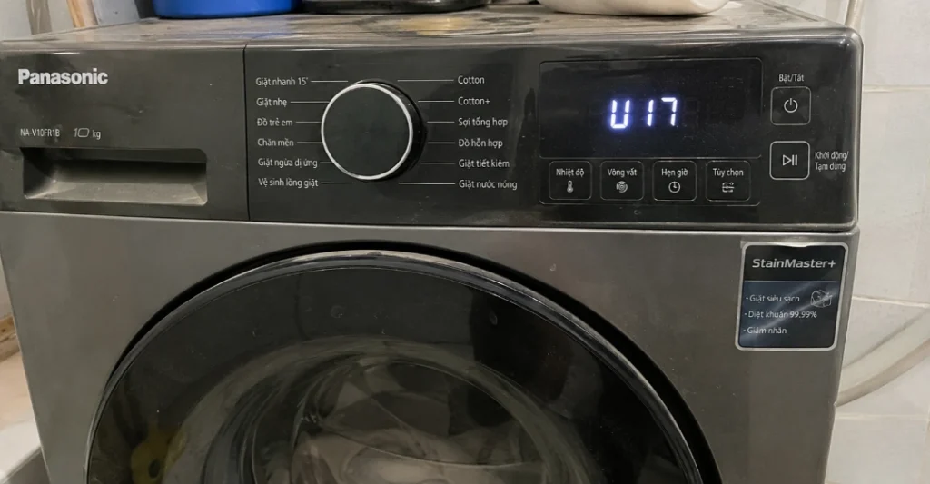 Lỗi U17 máy giặt Panasonic
