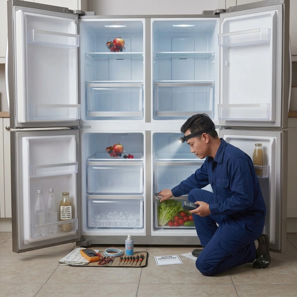 Thợ sửa tủ lạnh tại nhà khách hàng
