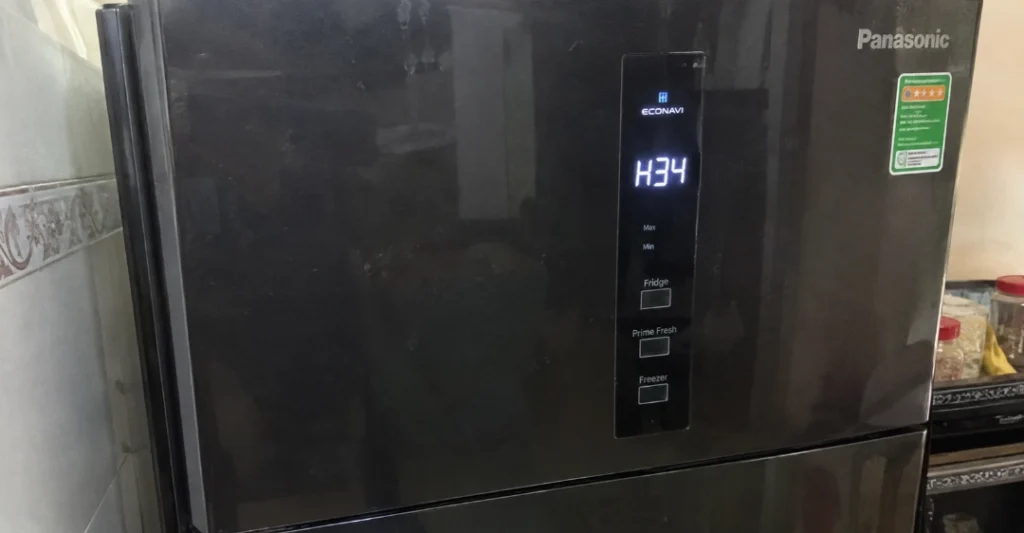 Lỗi H34 trên tủ lạnh Panasonic