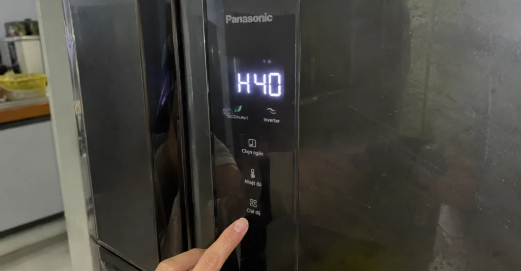 Lỗi H40 trên tủ lạnh Panasonic